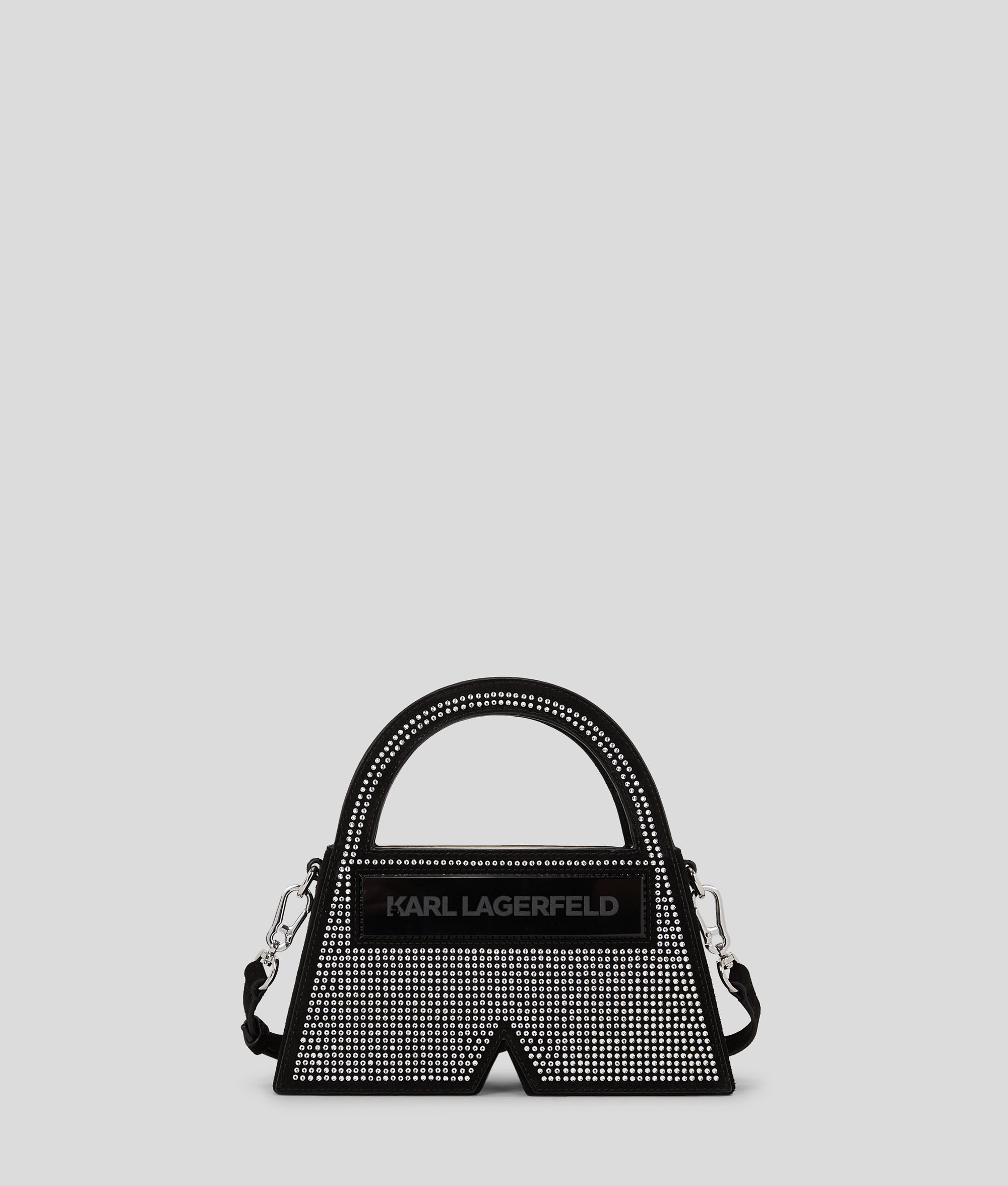 (image for) Green Ikon K Small Crystal Top-Handle Bag